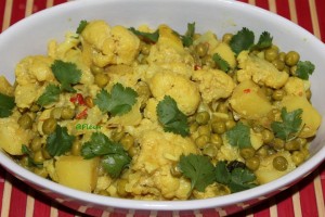 curry verde de legume