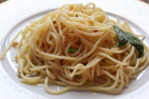 spaghetti olio