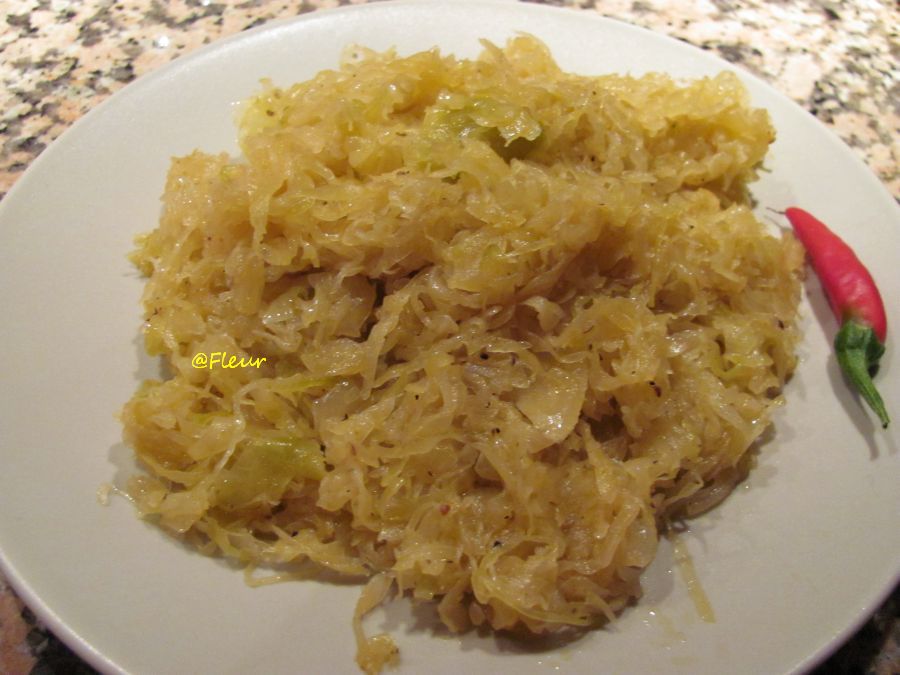 (English) Fried sauerkraut