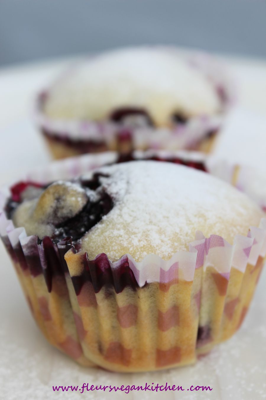 (English) Blueberry Muffins