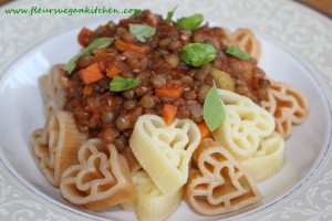 pasta+linte bolognese